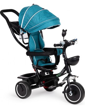 Dětská tříkolka - kočárek Ecotoys BeBe modrá