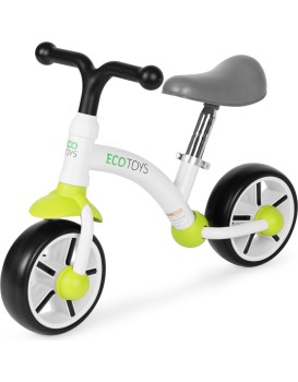 Dětské odrážedlo EVA ECOTOYS zelené/bílé