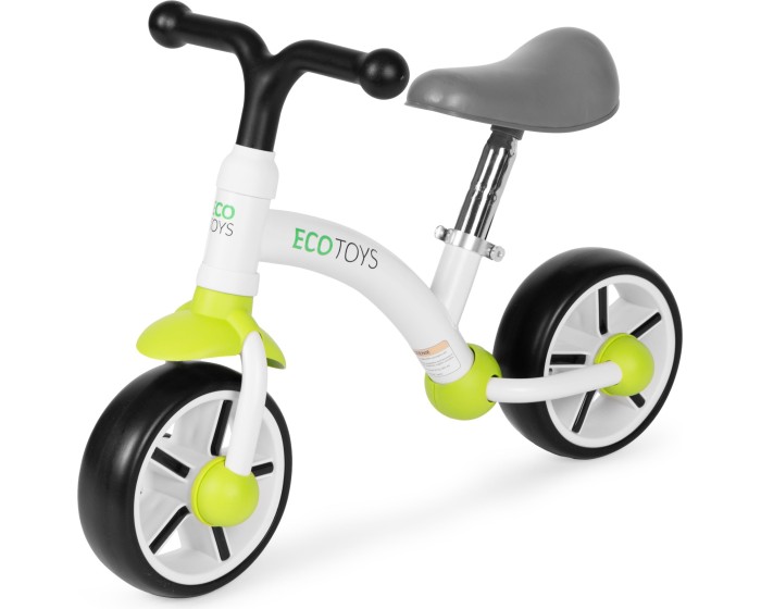 Dětské odrážedlo EVA ECOTOYS zelené/bílé