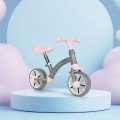 Dětské odrážedlo EVA ECOTOYS šedé/růžové