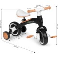 Dětské odrážedlo DRIVE ECOTOYS 3v1 černé/bílé
