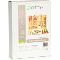Dřevěné nářadí v boxu EcoToys hnědé