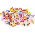Dřevěné kostky Ecotoys Sladké městečko 116 ks