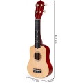 Dětské ukulele ZOE přírodní dřevo