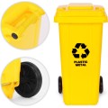 Popelnice na plast ECOSORT 120 L žlutá 
