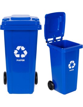 Popelnice na papír ECOSORT 120 L modrá
