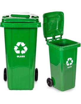 Popelnice na sklo ECOSORT 120 L zelená