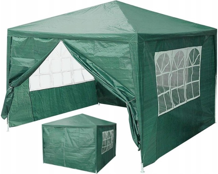 Skládací zahradní párty stan ELYPSO 3x3 m zelený