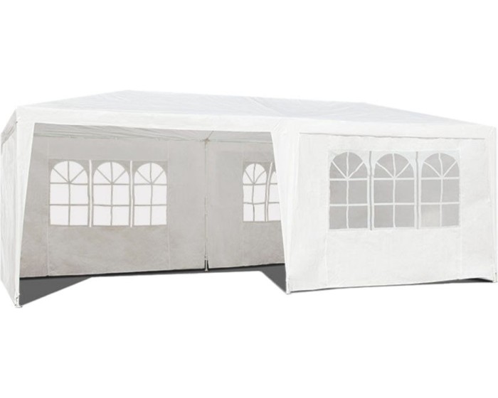 Skládací zahradní párty stan BERTA 3x6 m bílý