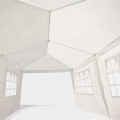 Skládací zahradní párty stan BERTA 3x6 m bílý