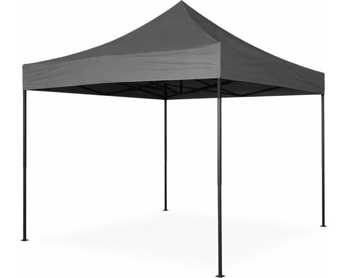 Zahradní rozkládací párty stan Sapphire 3x3 m šedý