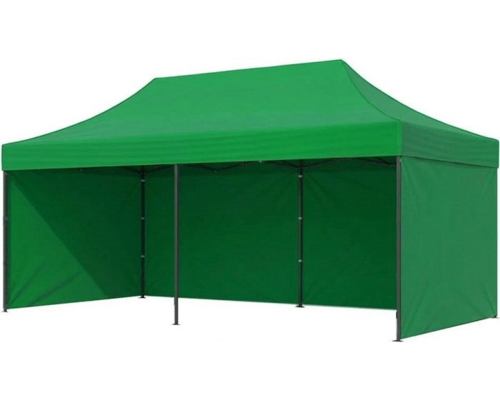 Zahradní rozkládací párty stan Goldie 3x6 m zelený