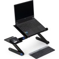 Skládací stojan na notebook MODERN HOME černý