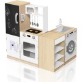 Velká dřevěná kuchyně Ecotoys Laia bílá