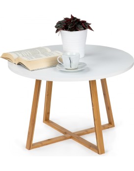 Odkládací stolek Alva 60 cm bílý