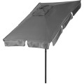 Zahradní slunečník Kosy 200x130 cm šedý