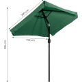 Zahradní slunečník DELISSA 200x140 cm zelený