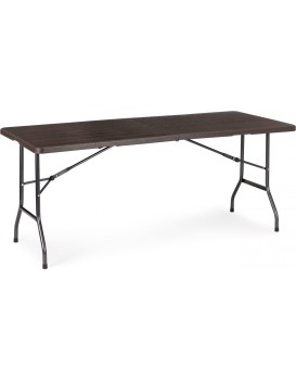 Skládací cateringový stůl Impro 180 cm hnědý