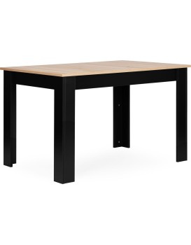 Jídelní stůl Rascals 120 cm dub sonoma/černý