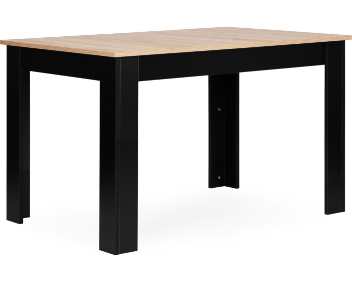 Jídelní stůl Rascals 120 cm dub sonoma/černý