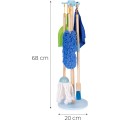 Dřevěná úklidová sada pro děti CLEAN modrá