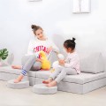 Dětské modulární křeslo DIY šedé