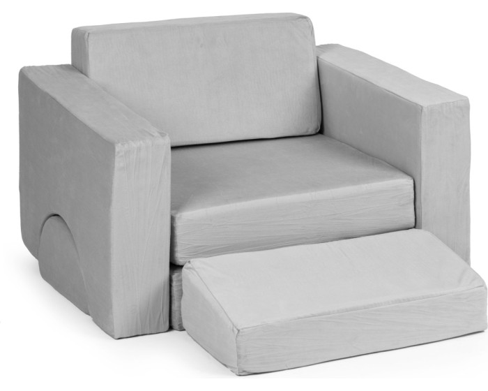 Dětské modulární křeslo DIY šedé