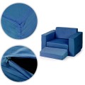 Dětské modulární křeslo DIY modré