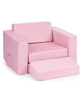Dětské modulární křeslo DIY růžové