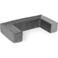 Dětská modulární pohovka DIY 4 díly šedá