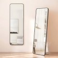 Volně stojící zrcadlo DUO 159 cm černé