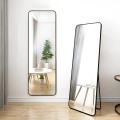 Volně stojící zrcadlo DUO 159 cm černé