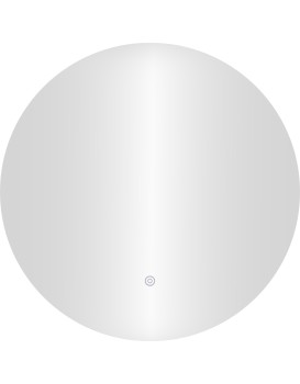 Kulaté LED zrcadlo SISI 80 cm čiré