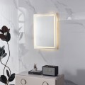 Nástěnné LED zrcadlo CIRICLE 50x70 cm čiré