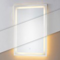Nástěnné LED zrcadlo CIRICLE 50x70 cm čiré