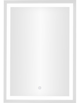 Nástěnné LED zrcadlo CIRICLE 50x70 cm čiré