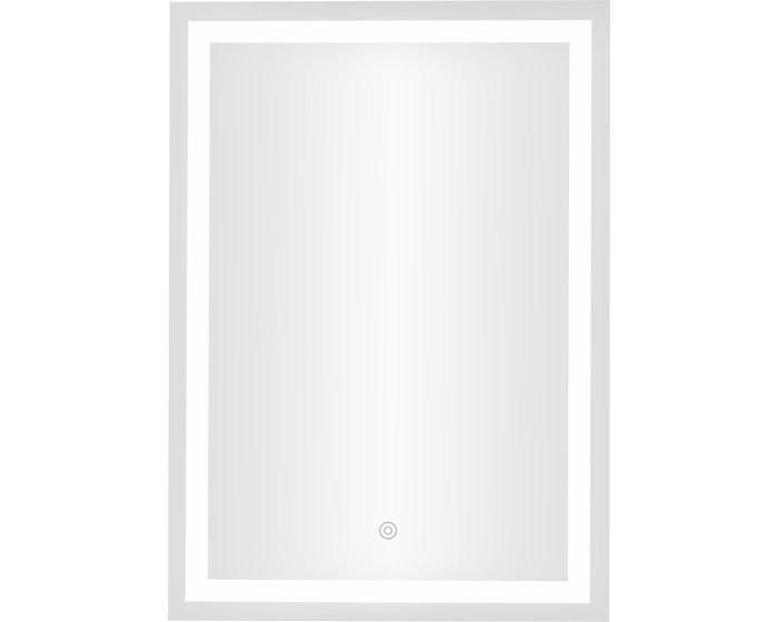 Nástěnné LED zrcadlo CIRICLE 50x70 cm čiré