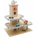 Velká dřevěná garáž ECOTOYS s auty
