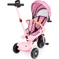 Dětská tříkolka - kočárek Ecotoys HEAVEN 2v1 růžová