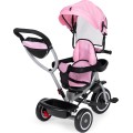 Dětská tříkolka - kočárek Ecotoys HEAVEN 2v1 růžová/černá