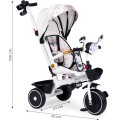 Dětská tříkolka - kočárek Ecotoys HEAVEN 3v1 bílá/černá
