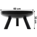 Zahradní ohniště Wobble 60 cm černé