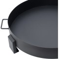Zahradní ohniště s úchyty Lively 60 cm černé