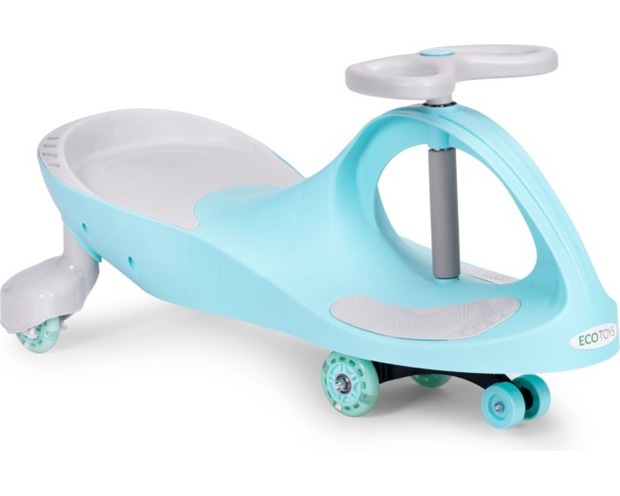 Dětské odrážedlo PLAY ECOTOYS s LED koly modré