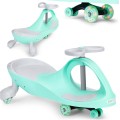 Dětské odrážedlo PLAY ECOTOYS s LED koly zelené/bílé
