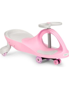 Dětské odrážedlo PLAY ECOTOYS s LED koly růžové