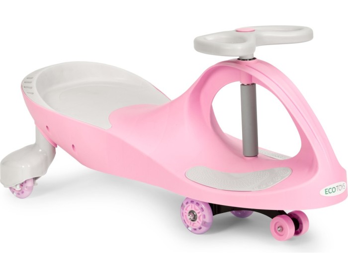 Dětské odrážedlo PLAY ECOTOYS s LED koly růžové
