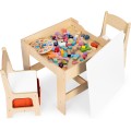Sada dětského nábytku HOME ECOTOYS dřevěný dekor