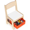 Sada dětského nábytku HOME ECOTOYS dřevěný dekor