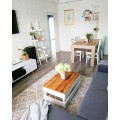 Kusový koberec ARGENT - W4949 květiny krémový